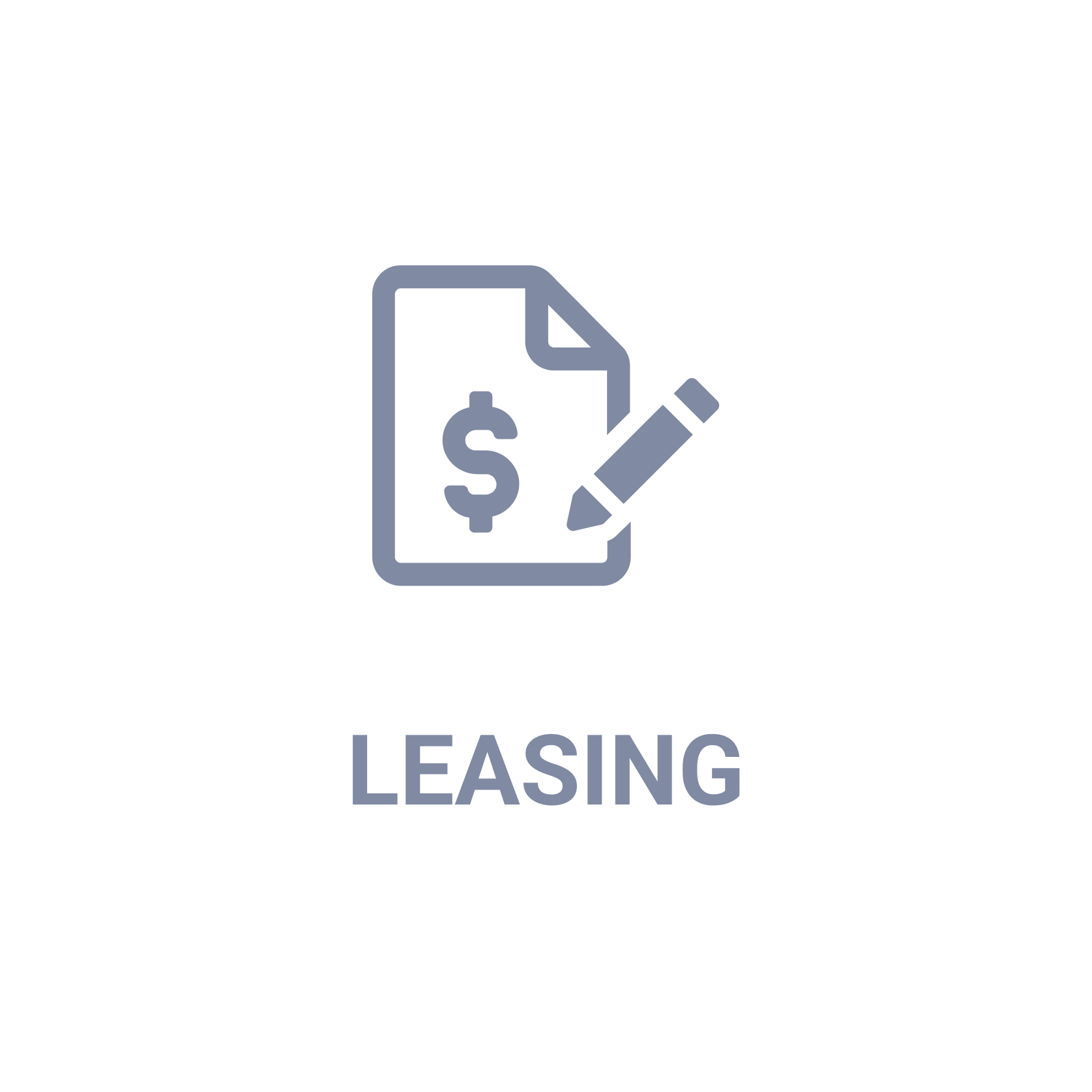 Security consulting - Leasing icon